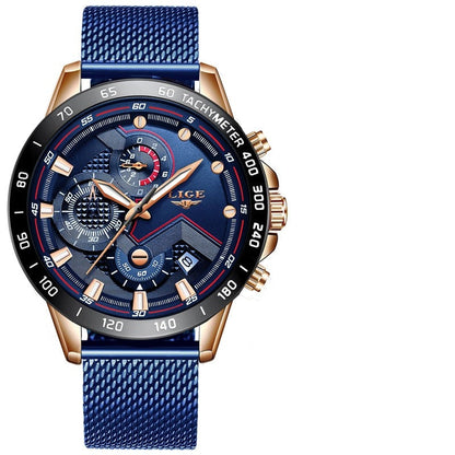 Montre à Quartz en Or pour Hommes – Un Vrai Bijou de Temps !