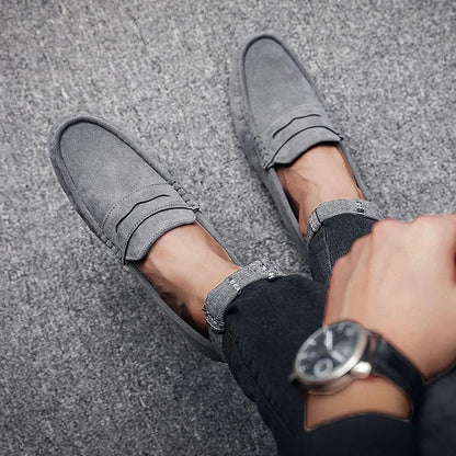 Cillian - Baskets Décontractées en Suède pour Hommes