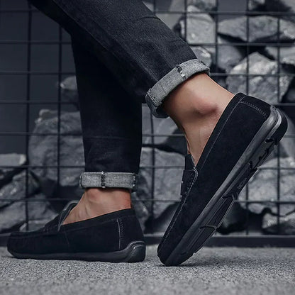 Cillian - Baskets Décontractées en Suède pour Hommes