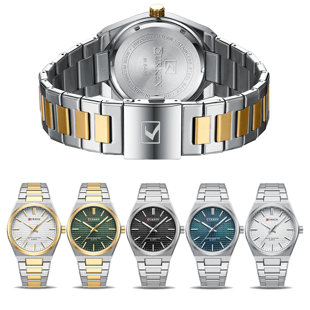 Montre en Acier Inoxydable Brossé pour Hommes | Aether