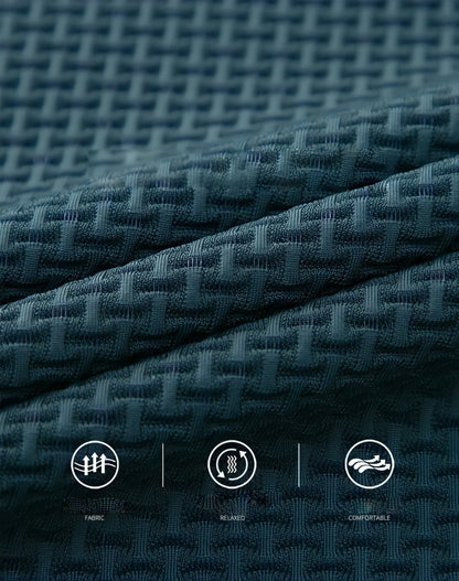 Polo Slim Fit Texturé de Haute Qualité