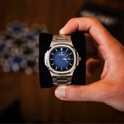 Montre Nautilus™ Luxe pour Hommes avec un Kit de Bracelet Gratuit – Une Affaire Impeccable !
