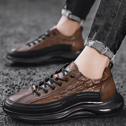Drako® Baskets en Cuir de Crocodile pour Hommes