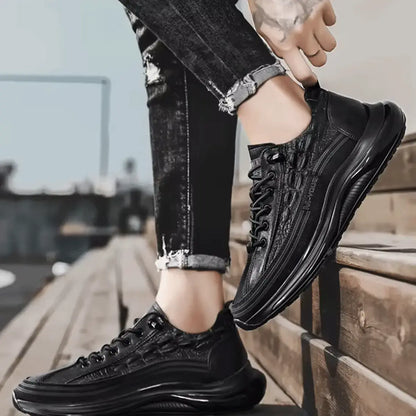 Drako® Baskets en Cuir de Crocodile pour Hommes