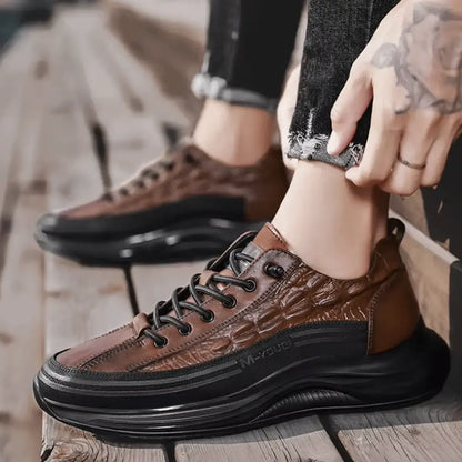 Drako® Baskets en Cuir de Crocodile pour Hommes