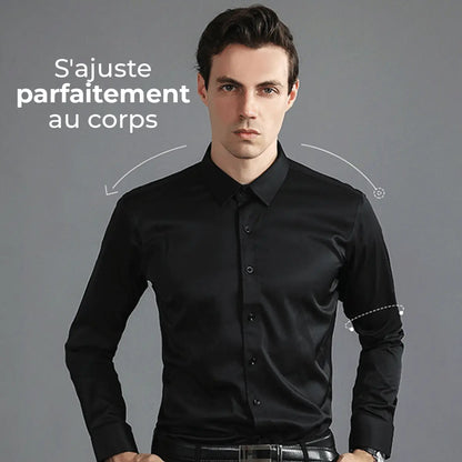 Chemise habillée ultra ajustée pour homme UltraTech™ (Achetez-en une, obtenez-en une gratuite !)