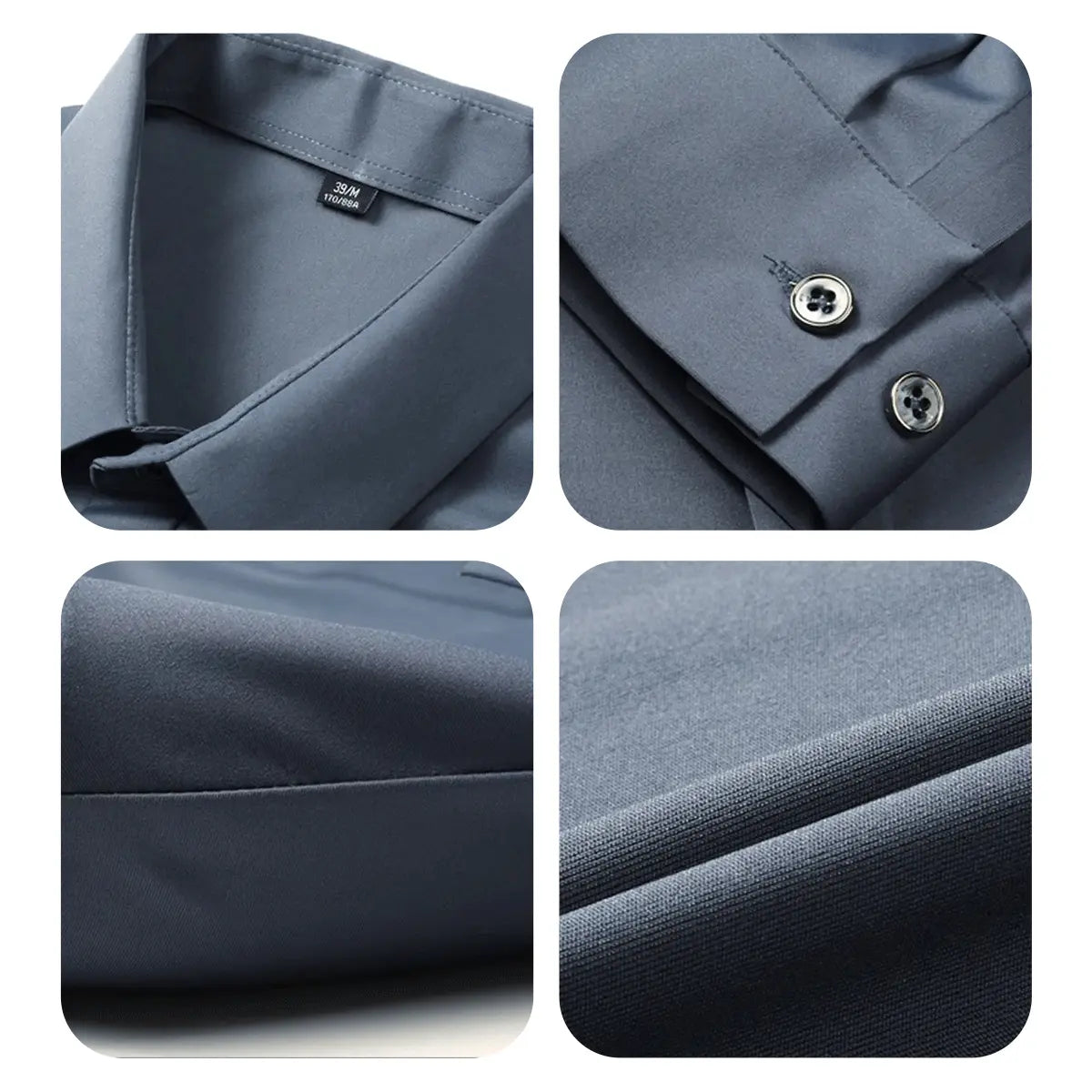 Chemise habillée ultra ajustée pour homme UltraTech™ (Achetez-en une, obtenez-en une gratuite !)