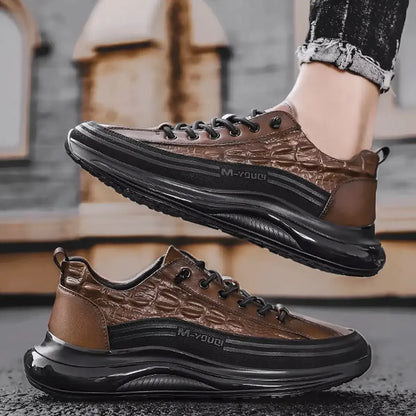 Drako® Baskets en Cuir de Crocodile pour Hommes