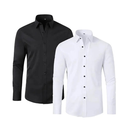 Chemise habillée ultra ajustée pour homme UltraTech™ (Achetez-en une, obtenez-en une gratuite !)