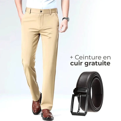 Luffy® Pantalon Social Élastique (+ Ceinture en Cuir Gratuite)
