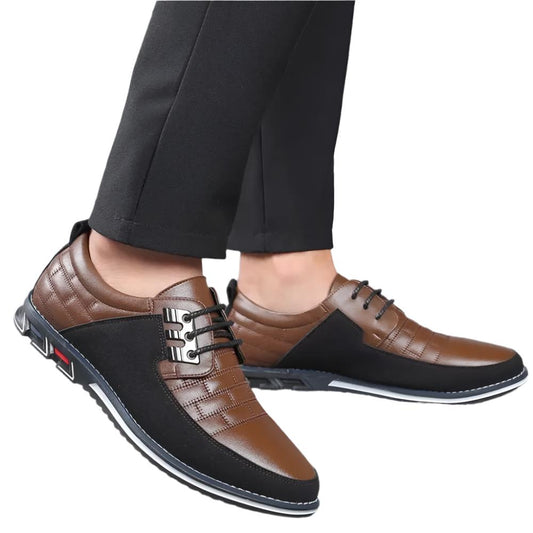 Malvin - Baskets Chic à Lacets en Cuir Synthétique